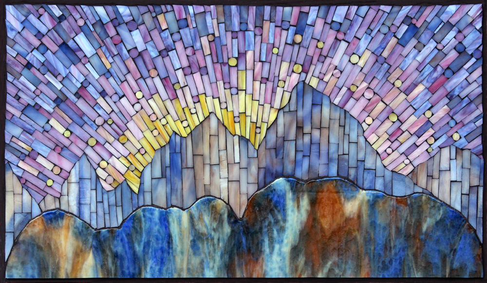 Mountain Glass Mosaic 