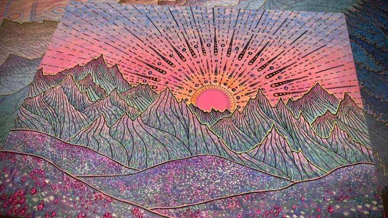 Beaming Mountain Sunrise V